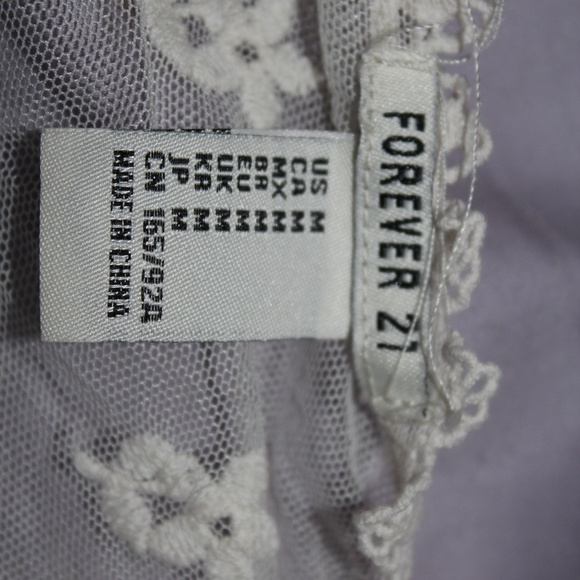 ‼️SOLD‼️Forever 21 Lace Slip Cover Dress - Picture 4 of 4